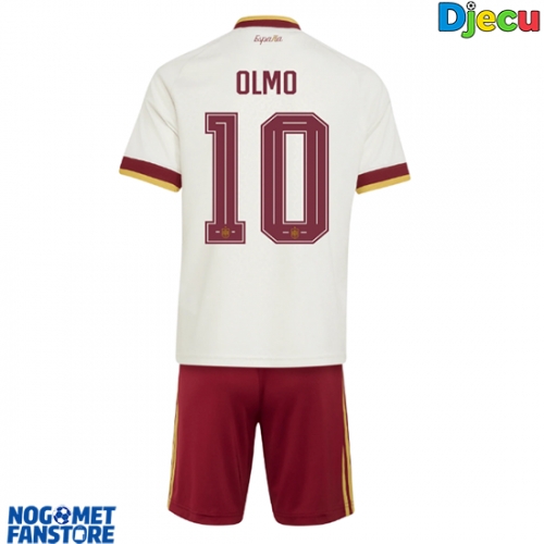 Španjolska Dani Olmo #10 Gostujuci Dres za djecu SP 2026 Kratak Rukav (+ Kratke hlače)